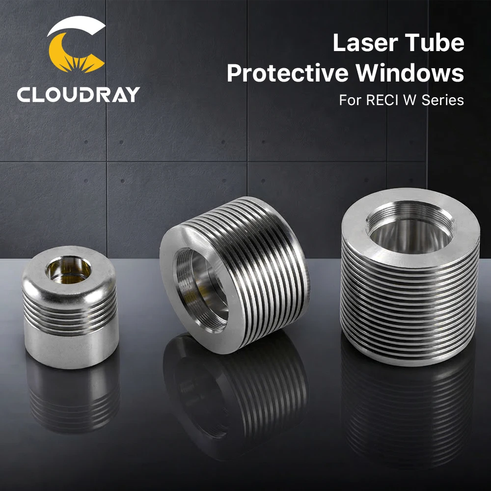 Rura laserowa Cloudray Co2 okna ochronne RECI z serii T laserowe akcesoria ochronne do serii RECI rura laserowa — zdjęcie 4