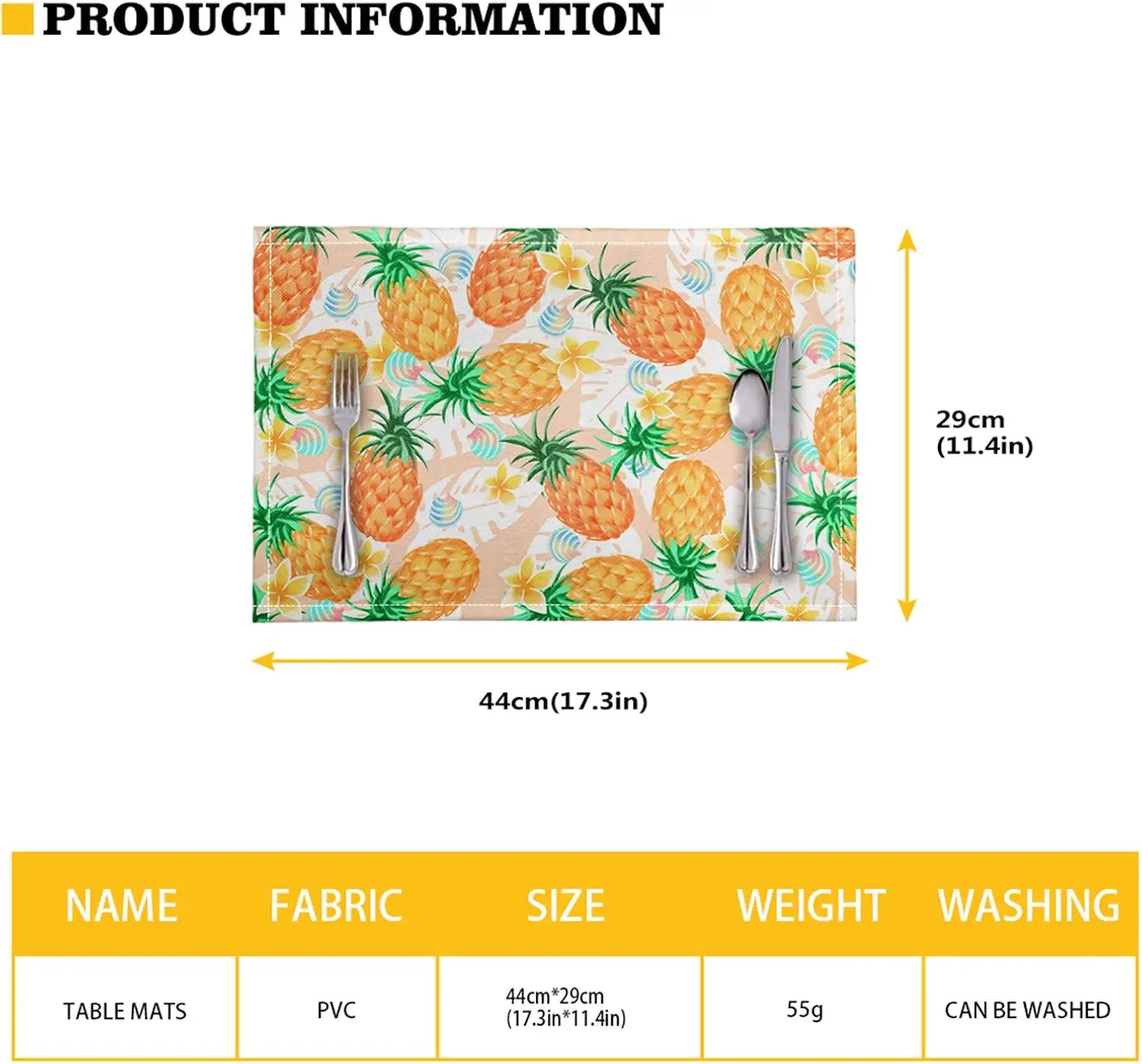 الحب فراشة عباد الشمس طباعة تحديد الموقع مقاومة للحرارة مكان الحصير الجدول الحصير مجموعة من 4 المفارش الداخلية في الهواء الطلق تنظيف