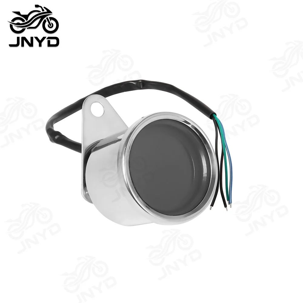 JNYD 7-Color Backlight Universal 12V Digital Motorcycle Speedometer Tachometer Odometer Speed KMH MPH Oil Level Gauge Tacho RPM view 3