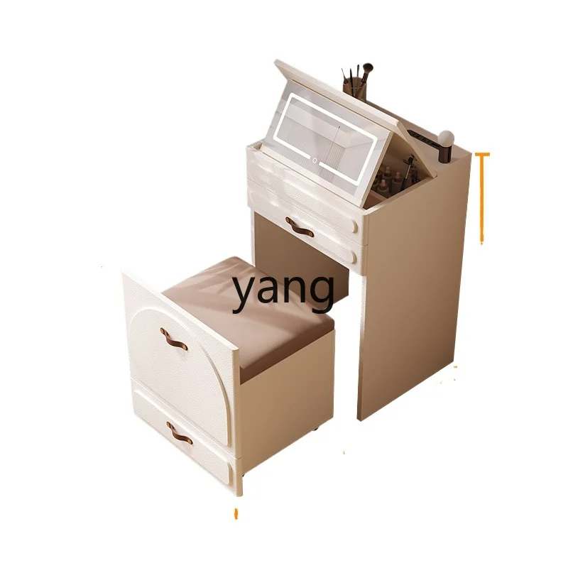 

LTT flip dresser modern bedroom simple small apartment bay window makeup table storage cabinet integrated