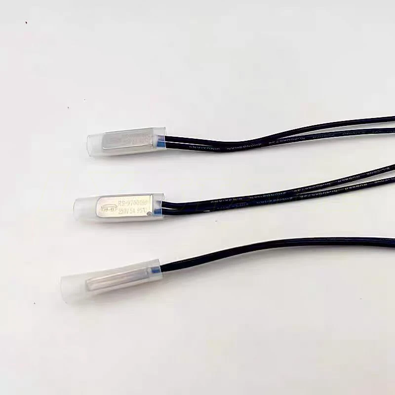 5pcs/lot Stage Lighting Cooling Fan Temperature Control Wire 65 Celsius Degree On