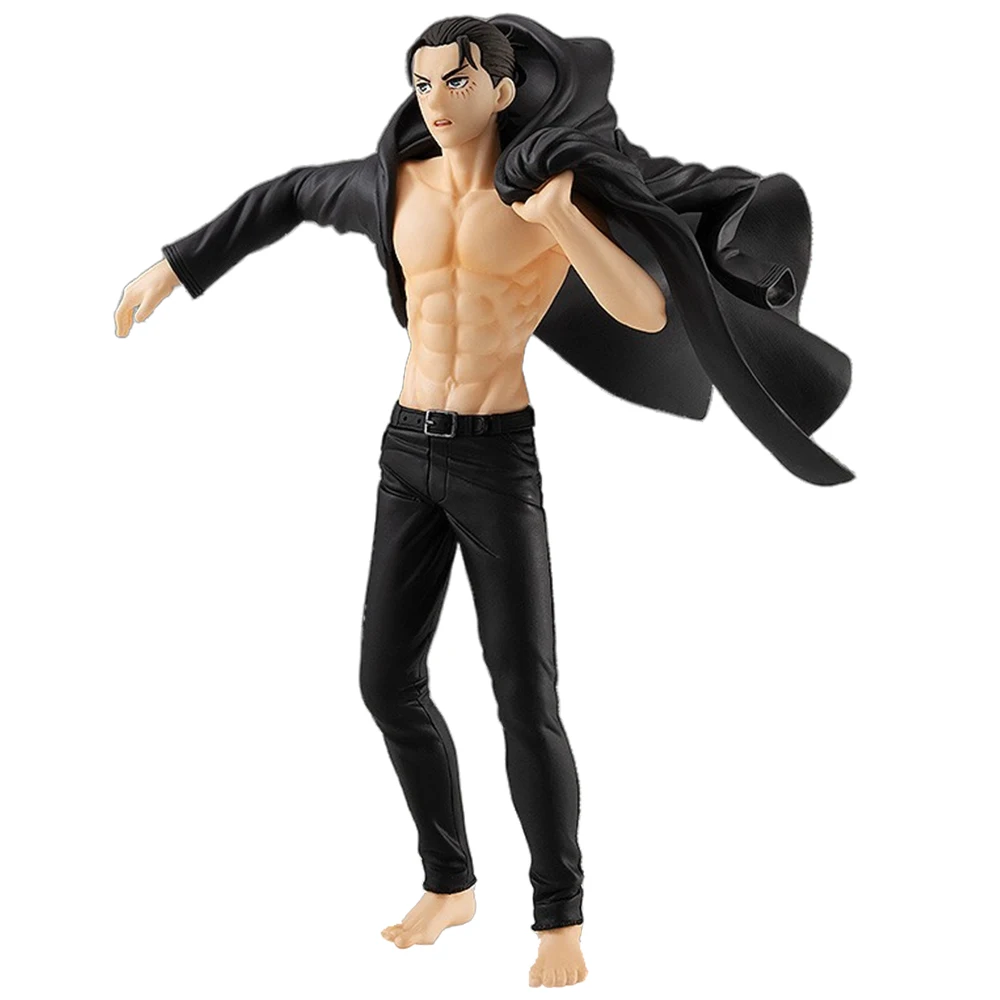 15 سنتيمتر إرين ييغر الشكل هجوم على تيتان أنيمي كول الرسوم المتحركة لعبة مجسمة هدية جمع الحلي الفنية البلاستيكية إرين ييغر