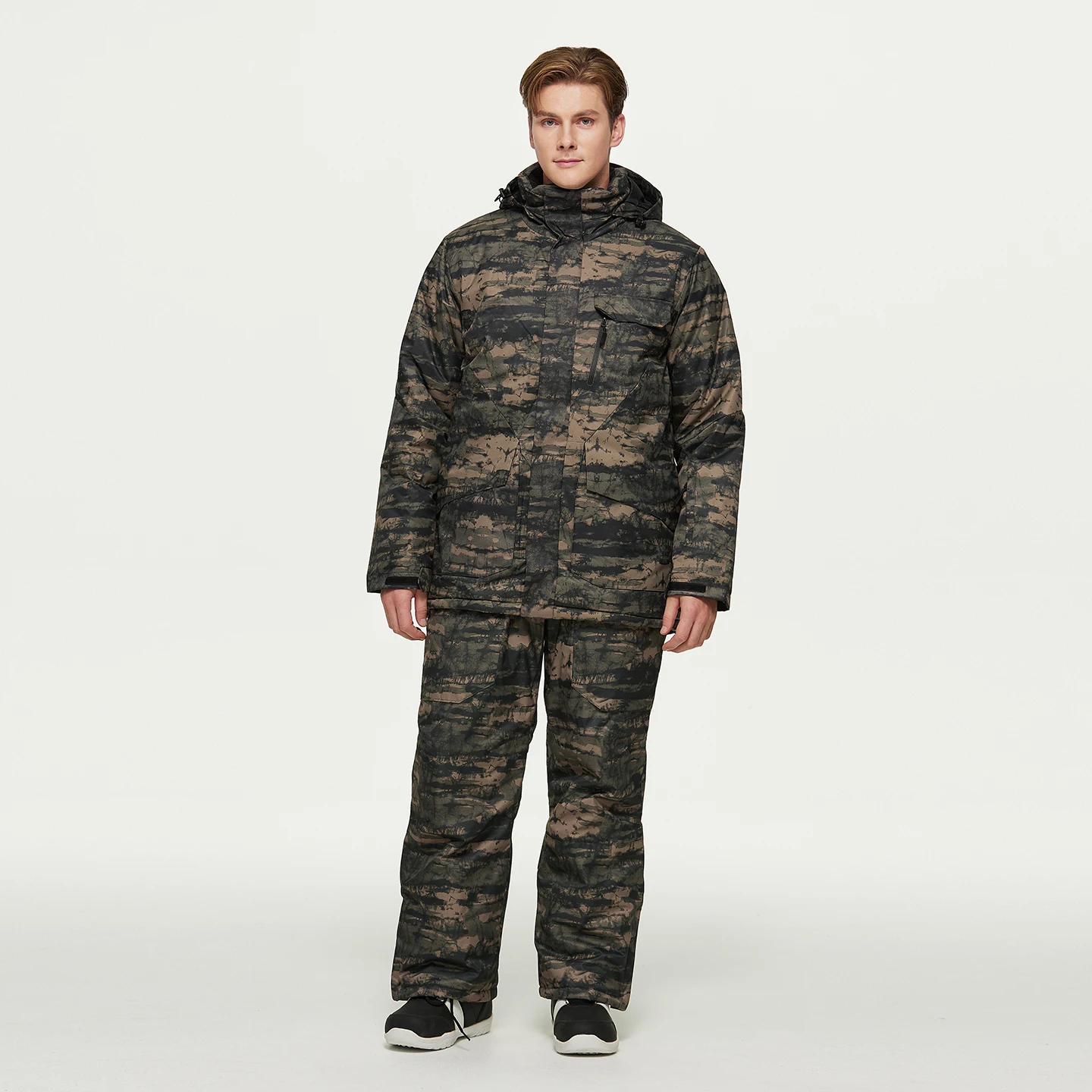 Camouflage, Snowboarding Jacket and Pant, Winter Clothes Ski Adult, Snow Jacket and Pant Sets, Snowboarding Clothing for Man