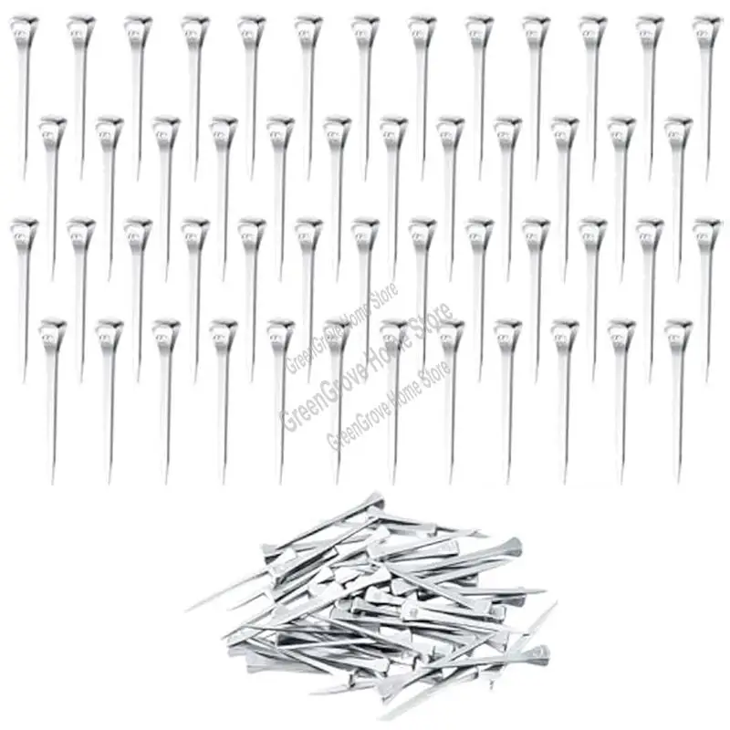

250Pcs 2Inches E5 Horseshoe Nails Stained Glass Supplies Glass Stop Blocks Horseshoe Nails For Secure Glass Crafts-A57M