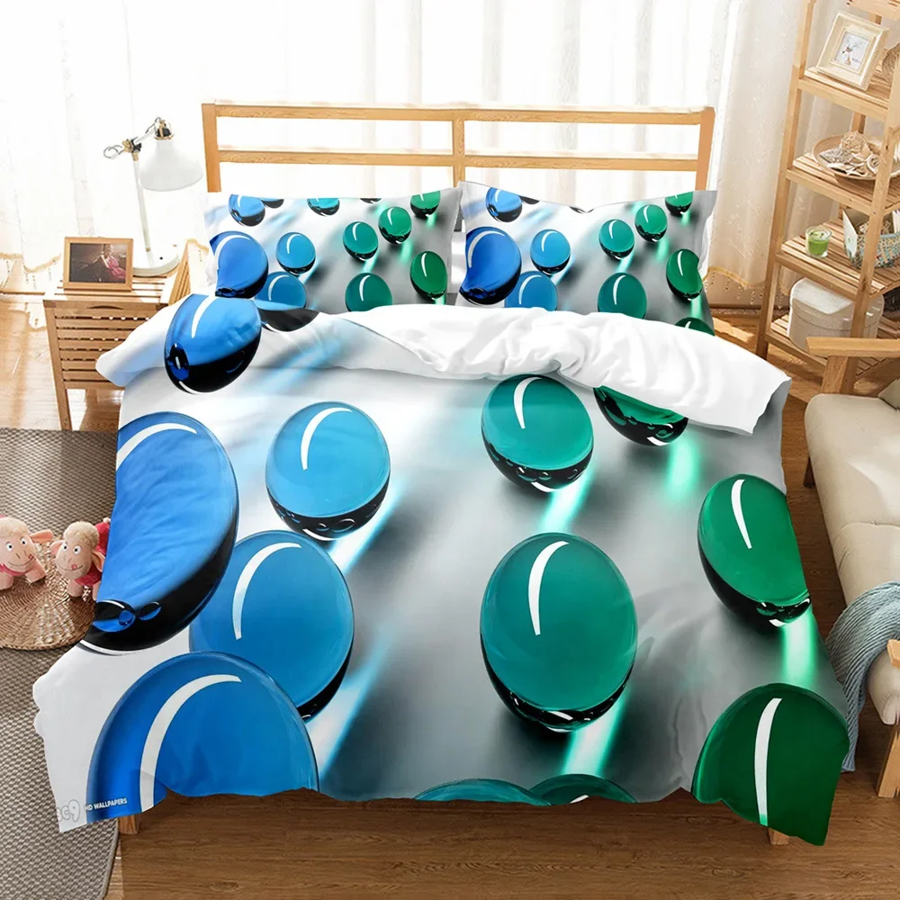 3d Bedding Sets Dekbedovertrek Marbles Duvet Cover Sets Child,teenagers Bedroom Bedding Set Cover Housse De Couette Full Sze