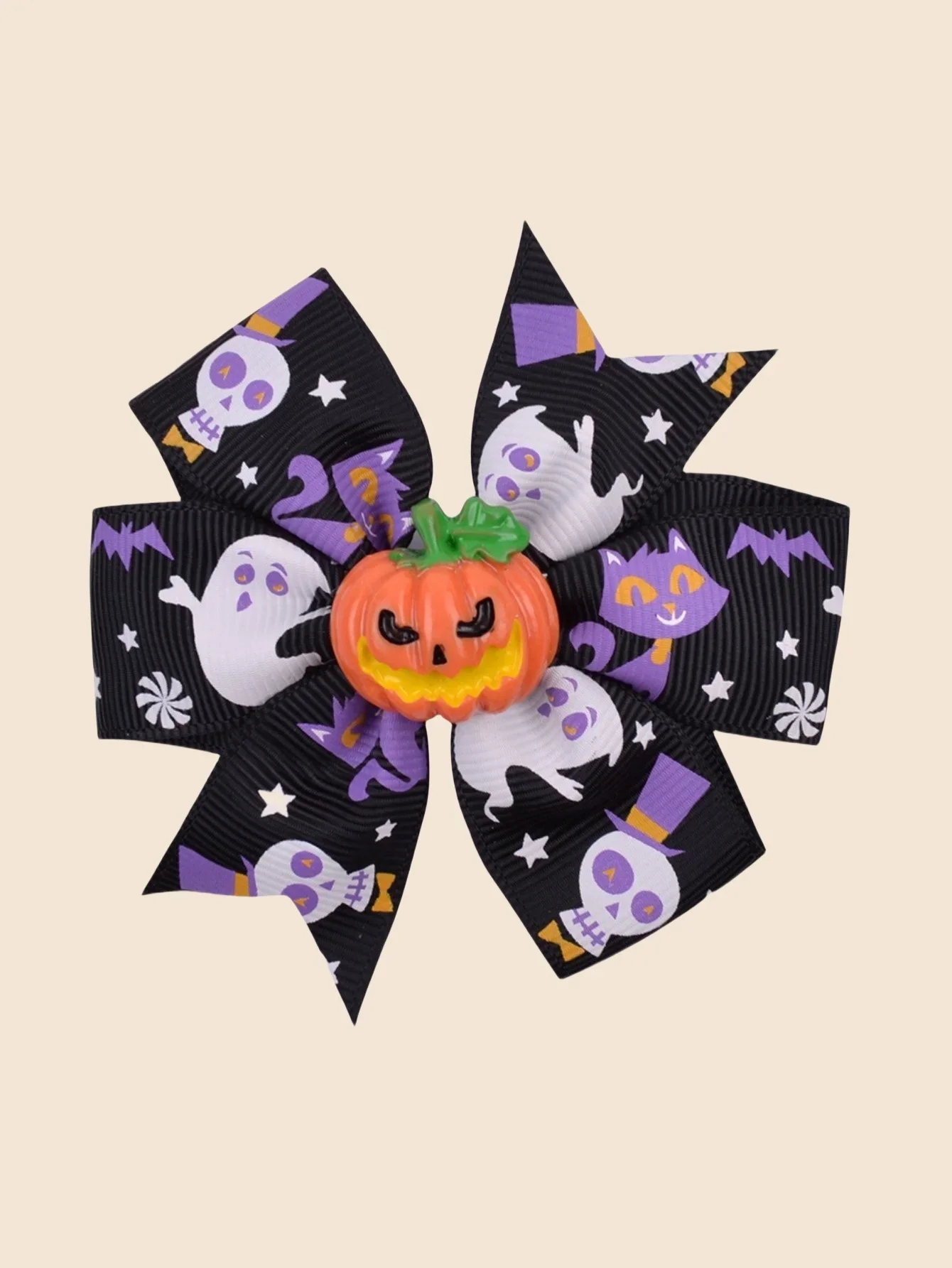 Halloween Party Fun Spider Pumpkin Hair Clip Cartoon Black Cat Skull Hair Accessories for Girls Happy Halloween Day Dress Up