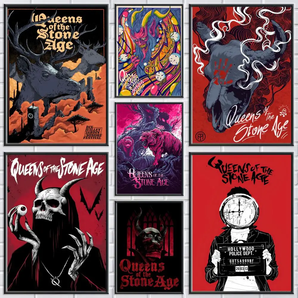 Q-Queens Of The Stone Age Silk Poster Modern and Elegant Wal