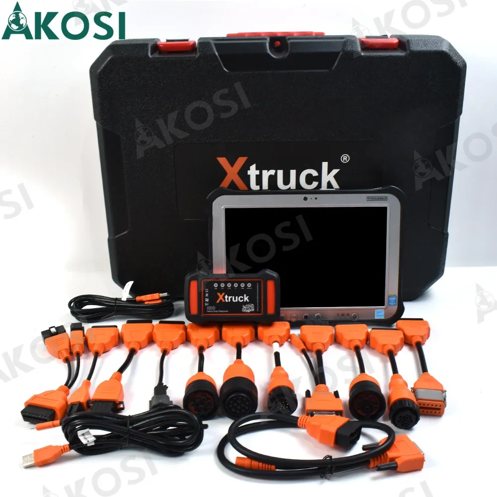 7 in 1 heavy duty truck X truck Y009 Universal Diesel Machinery Multifunctional Auto Repair diagnostic tools+FZ G1 tablet