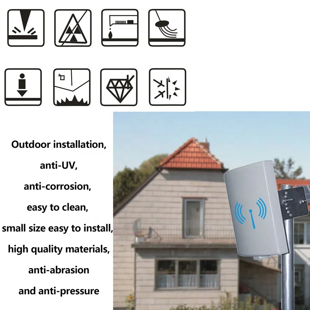 Wifi router antenna system 2.4g/5.8g dual band outdoor directional MIMO panel communication antenna