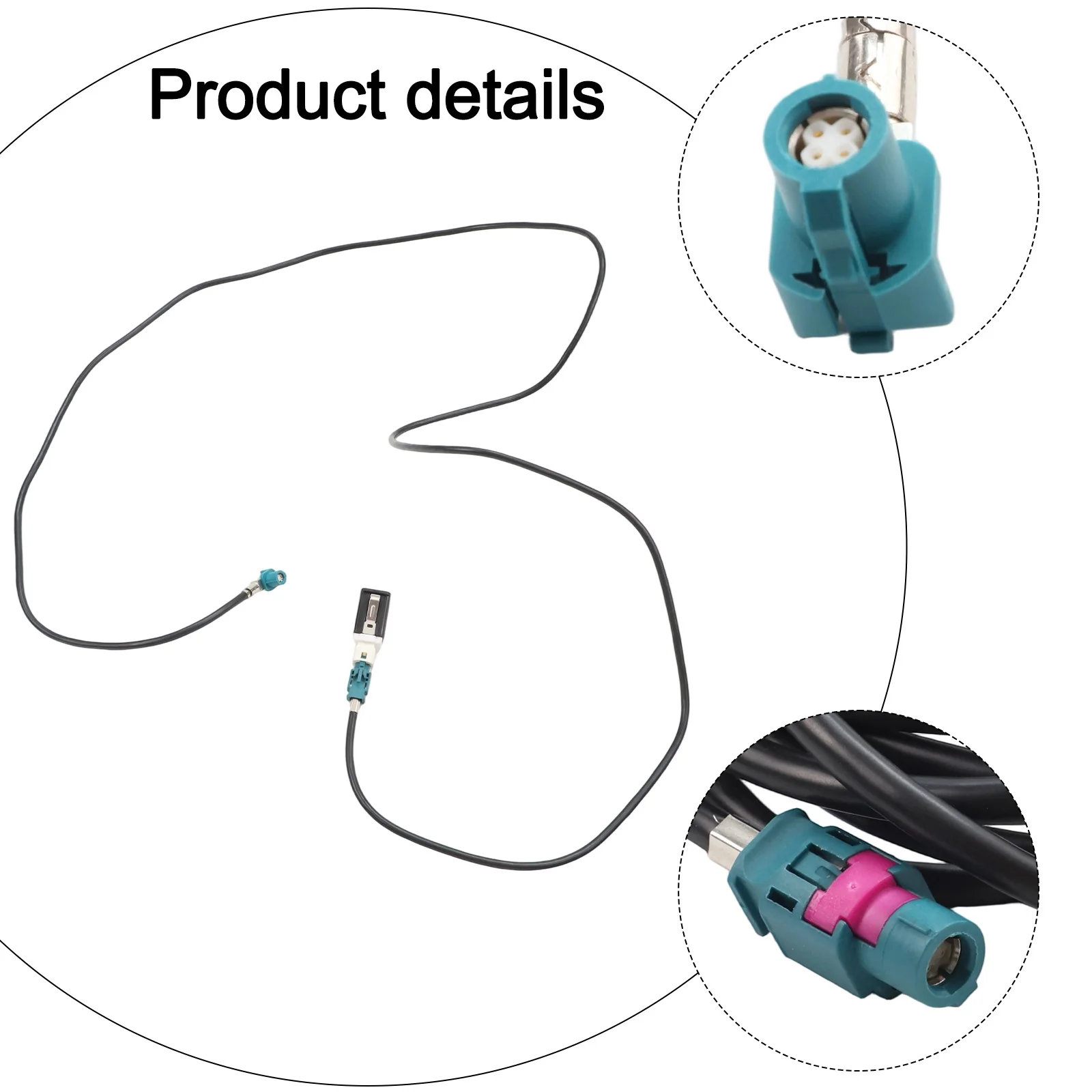 Installation Cable For Car Switch Charging USB Interface Cable Car USB Cable Wear-resistant Material 100CM Length