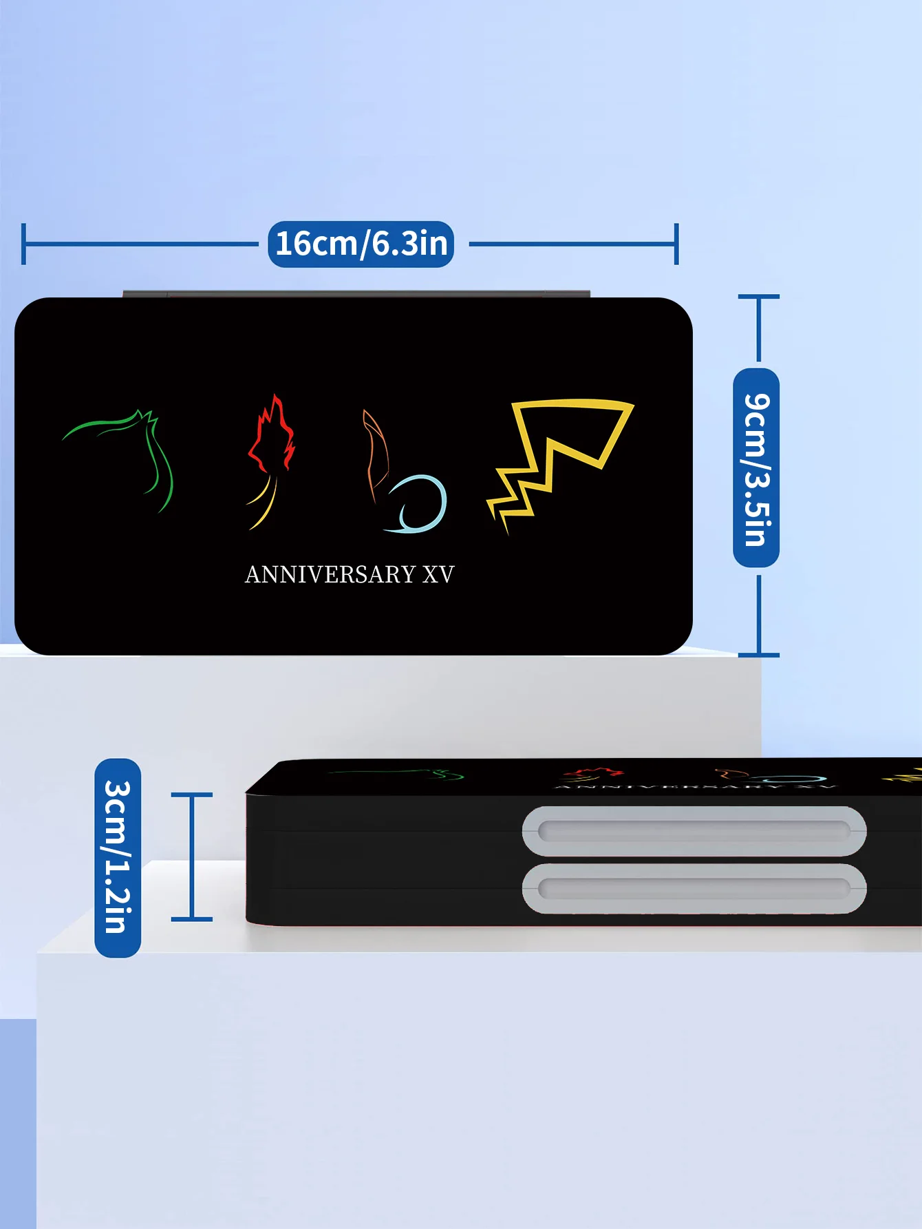 For Switch game box holder with 48 box slots and 48 Micro SD card storage space, portable game manager travel accessory