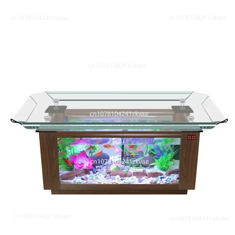 Glass Coffee Table Fish Important Desk New product High Quality Table Aquarium