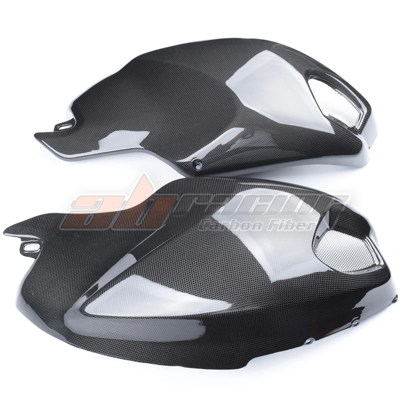 Motorcycle Monster 696 Pure Full Carbon Fiber 2008 Ducati Monster 696 Tank Side Cover Fairing Trim Shell Modification
