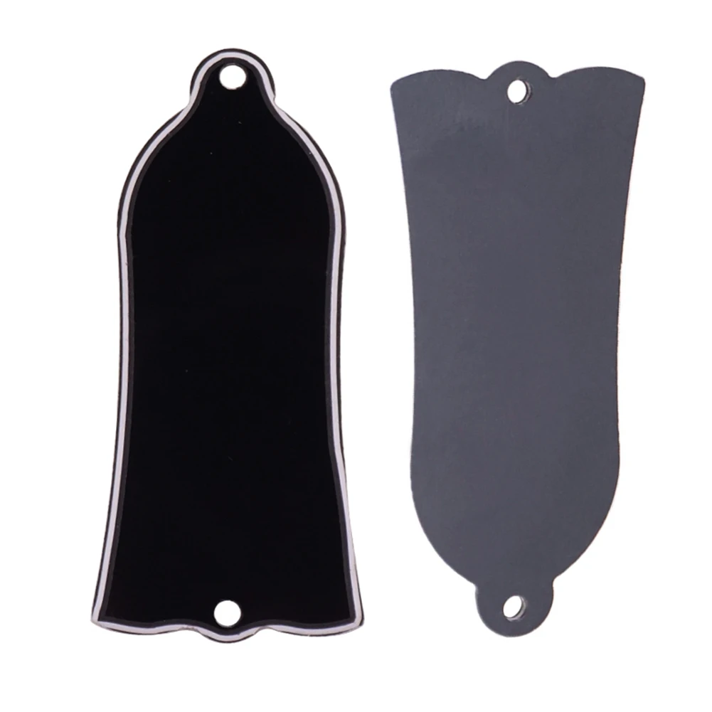 Truss Rod Cover Black PVC Truss Rod Cover for Gibson for sg LP Electric Guitar Bass 2 Holes Compact and Lightweight - view 5