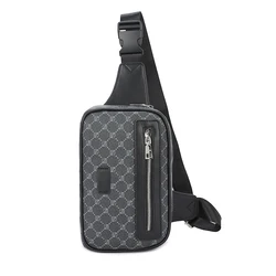 Borse sul petto borse a tracolla Messenger Back Bags Fashion Luxury Chest Bag uomo Retro Printing marsupio uomo borsa a tracolla maschile