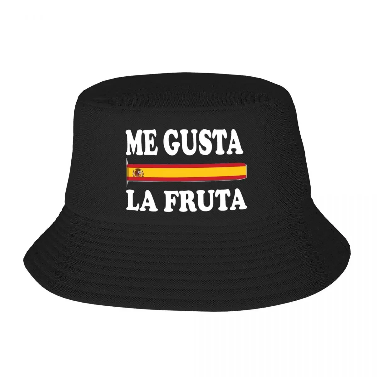 قبعة دلو إسبانية إسبانية عصرية من Me Gusta La Fruta للفتيات قابلة للطي أغطية رأس للنزهات الربيعية