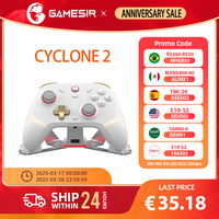 Original Gamesir Cyclone 2 Wireless Controller with Hall effect Controller for PC Steam Switch ios Andrioid Optional base