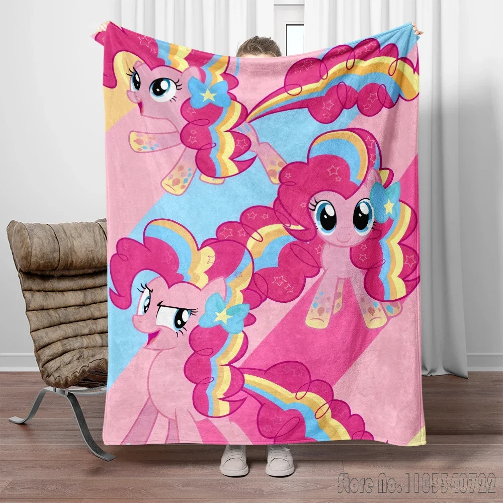 My Little Pony Anime Blanket, Couvertures saisonnières, Utilisé pour les canapés, les lits, les salons, les pique-niques de voyage, les couvertures fines, les cadeaux