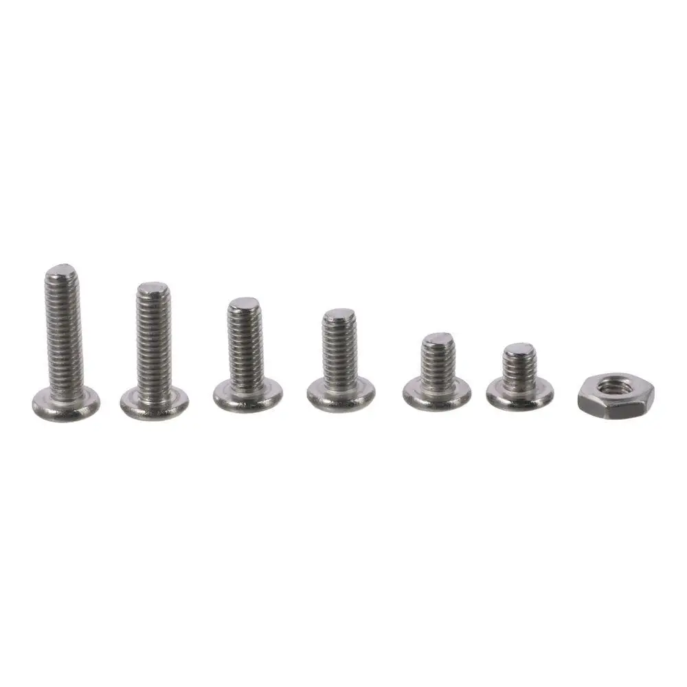 

170Pcs #10-32 304 Screws and Nuts Hardware Metal 304 Stainless Steel PH Pan Head Screws Kit 7 Sizes Repair Tool Accessory