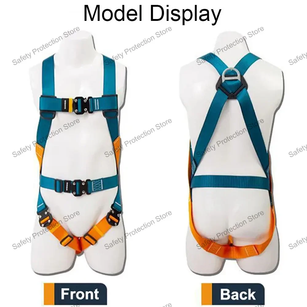 Full Body High Altitude Work Safety Harness Five-point Safety Belt/Rope Outdoor Climbing Training Construction Protect Equipment