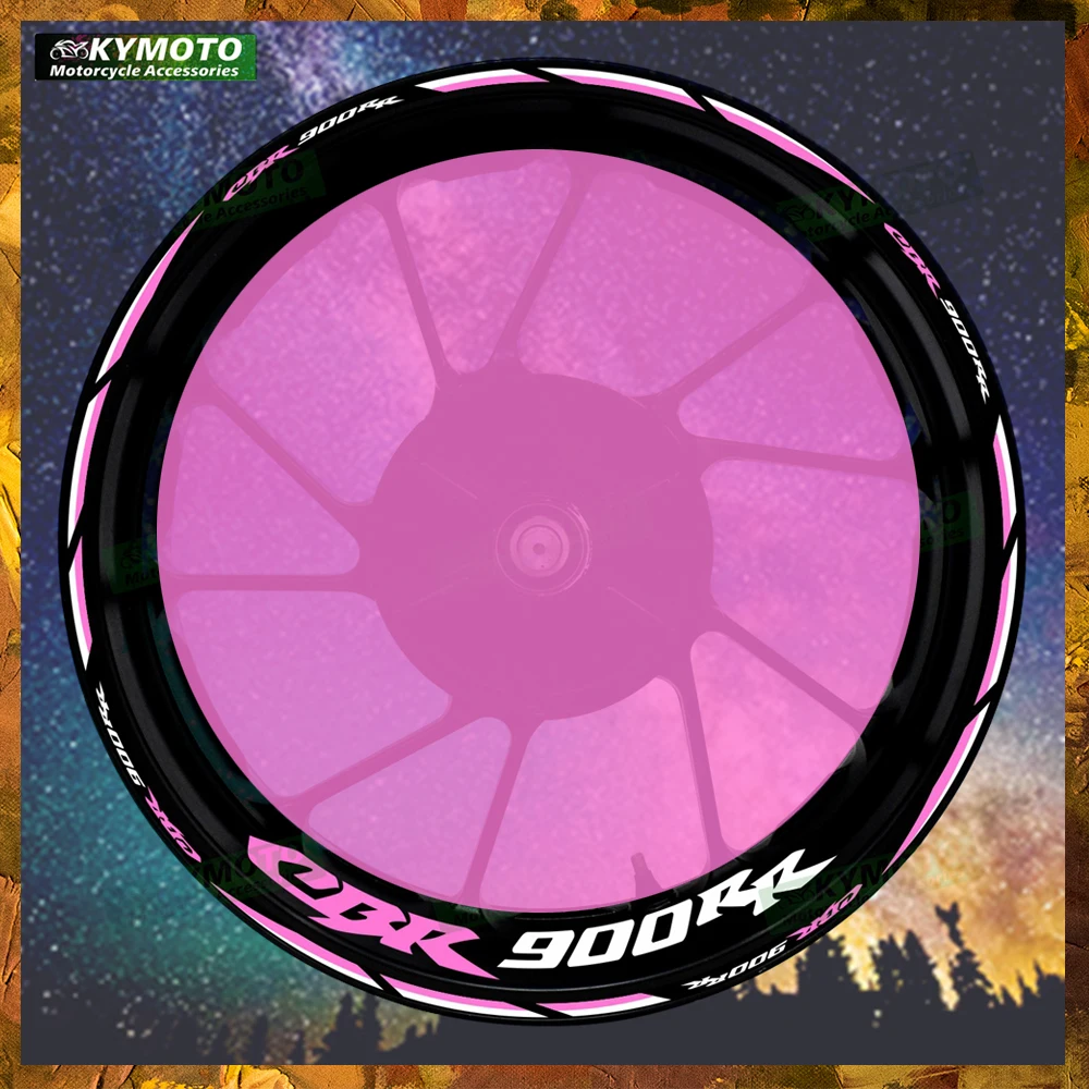 

For Honda CBR900RR CBR 900RR reflective motorcycle wheel 17 inch sticker racing fairing wheel decal rim stripe tape decoration