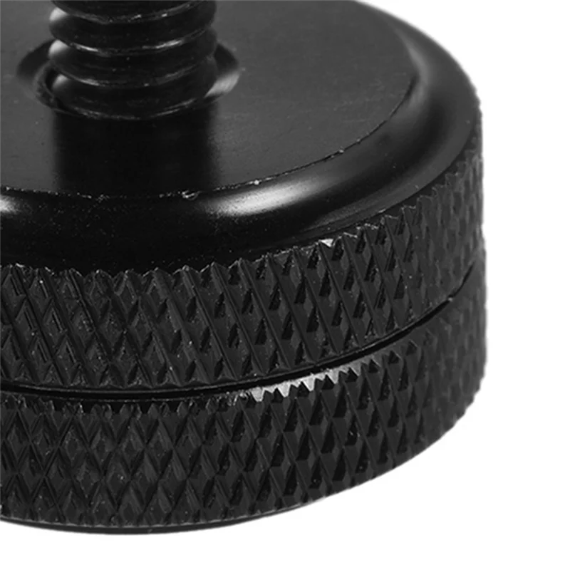 Durable-2Pcs Hot Shoe To 1/4 Adapter, Camera Hot Shoe Mount Adapter, Flash Shoe To 1/4 Inch - 20 Male Adapter, Universal