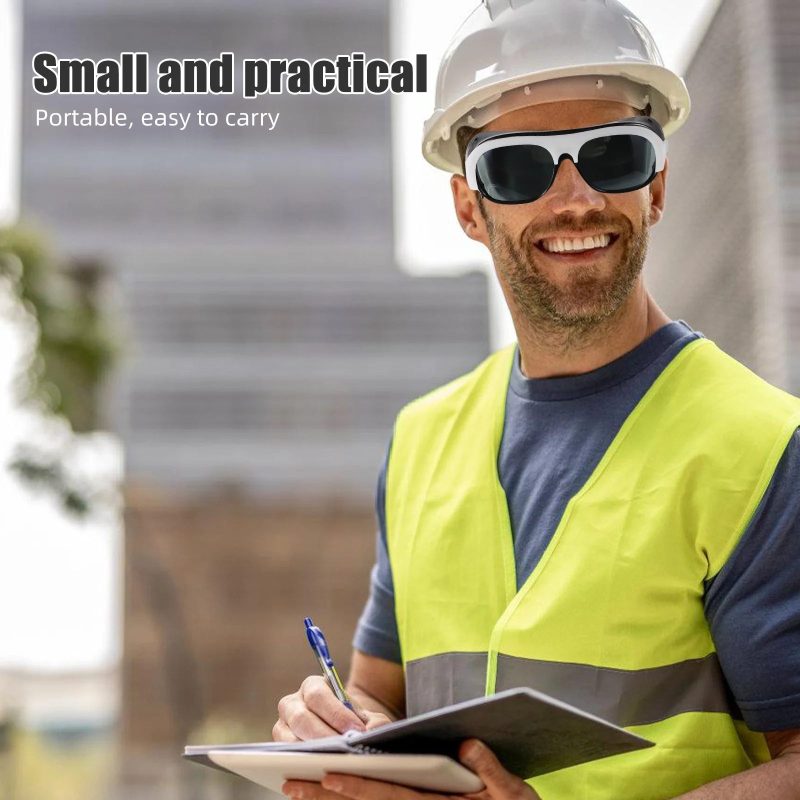 

10Pcs Durable Welding Safety Goggles Transparent Lenses Versatile Use for Woodworking Metalworking Tasks Stylish Design