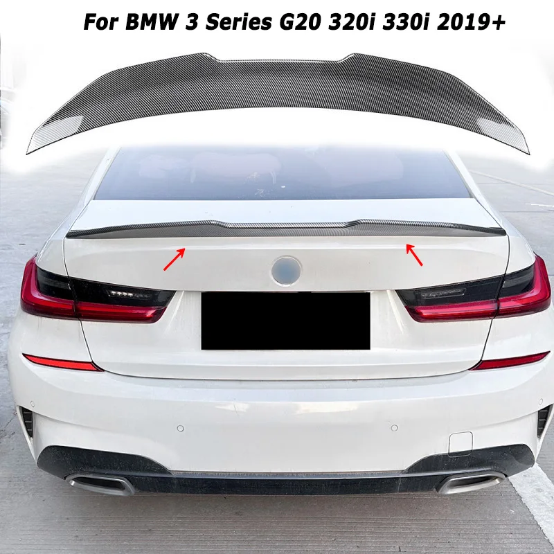 

Автомобильный задний спойлер на крышу багажника для BMW 3 серии G20 320i 330i 2019+ PSM Стиль Хвостовое крыло Внешние автомобильные аксессуары Запчасти для вторичного рынка