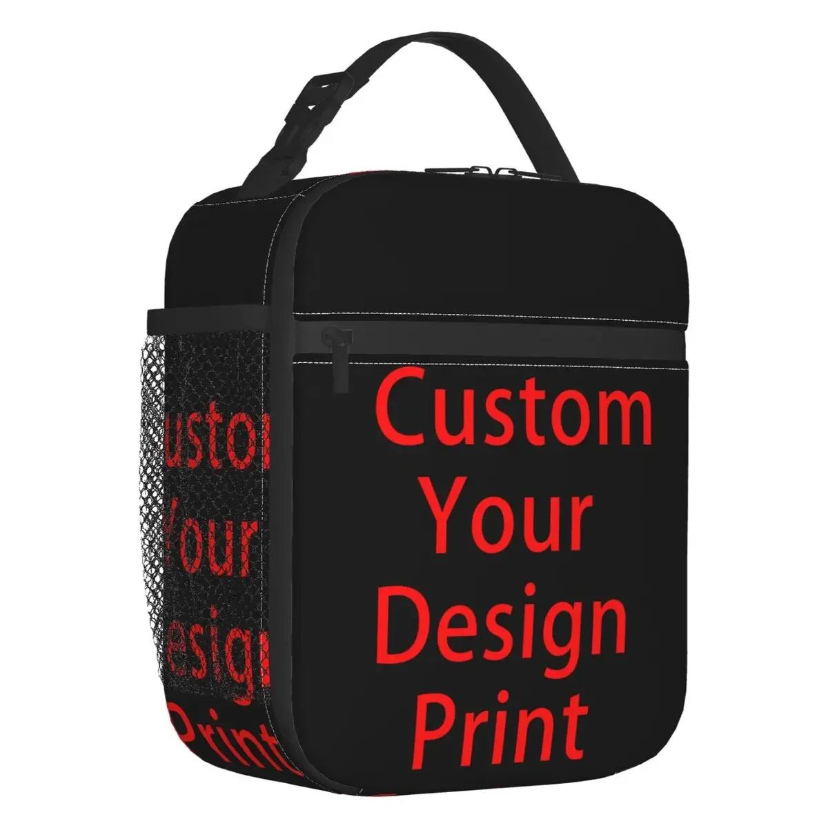 Custom Your Design Insulated Lunch Bag for Women Leakproof Customized Logo Printed Thermal Cooler Lunch Tote Office Work School