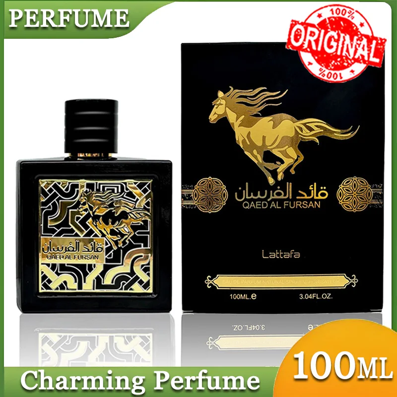 100ml Original De alta calidad árabe Qaed Al Fursan para hombres Eau De Body Spray Perfume fragancia duradera encanto feromonas