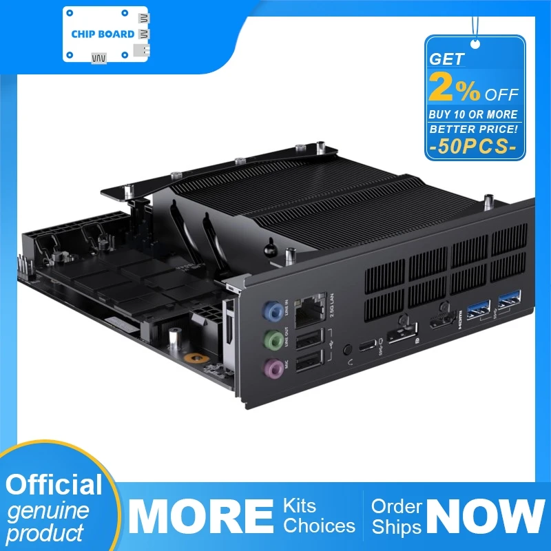 Minisforum BD795i SE  Gaming Motherboard with AMD Ryzen 9 7945HX, Dual DDR5 Slots, Triple Display Output, 2.5G LAN, Radeon