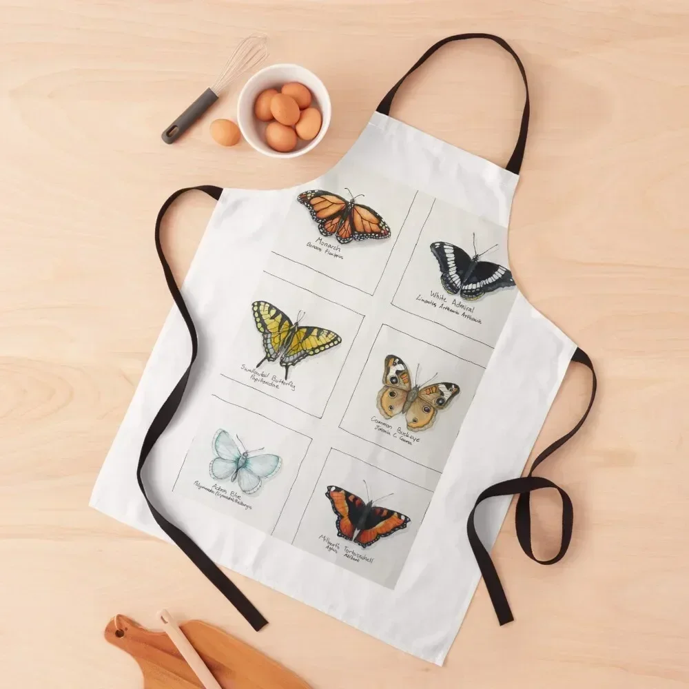 

Butterflies Apron men Hairdressing Korean Funny Apron