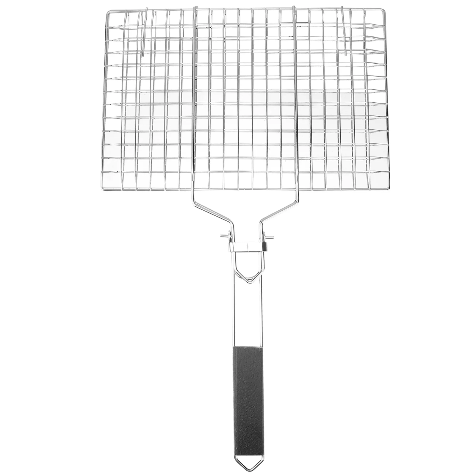 

1pc Stainless Steel Barbecue Net Durable Detachable Folding Design Easy Clean Grill For Outdoor Picnic Bbq Baking Cooking
