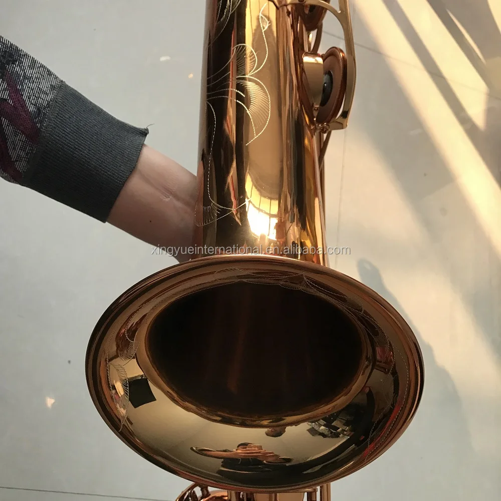 Saxofón Barítono Café Oro Modelo Profesional