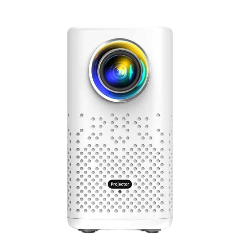 H1P New Intelligent Projector Android System Built in Battery Portable Outdoor Mini Phone HD Projector 1080P 4K Home Theater