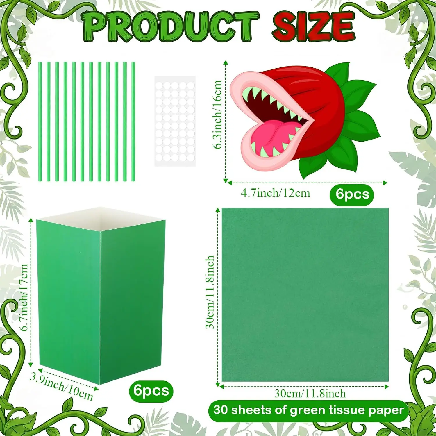 Super Brother Party Centerpiece 6 Set Video Game Decoration Green Boxes Flower Cards Birthday Baby Shower Gamer Supplies
