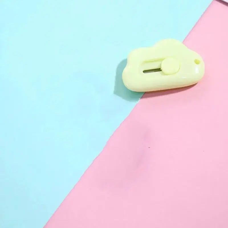 Mini Pocket Cloud Art Utility Knife Box Mes Papiersnijder Craft Wrapping Hervulbaar mes Briefpapier