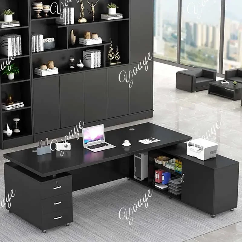 ركن تخزين مكتب مكتب الألعاب غرفة نوم أدراج فاخرة مكتب كمبيوتر محمول مكتب الكمبيوتر المنزل ميسا Ordenador الأثاث الحديث #5