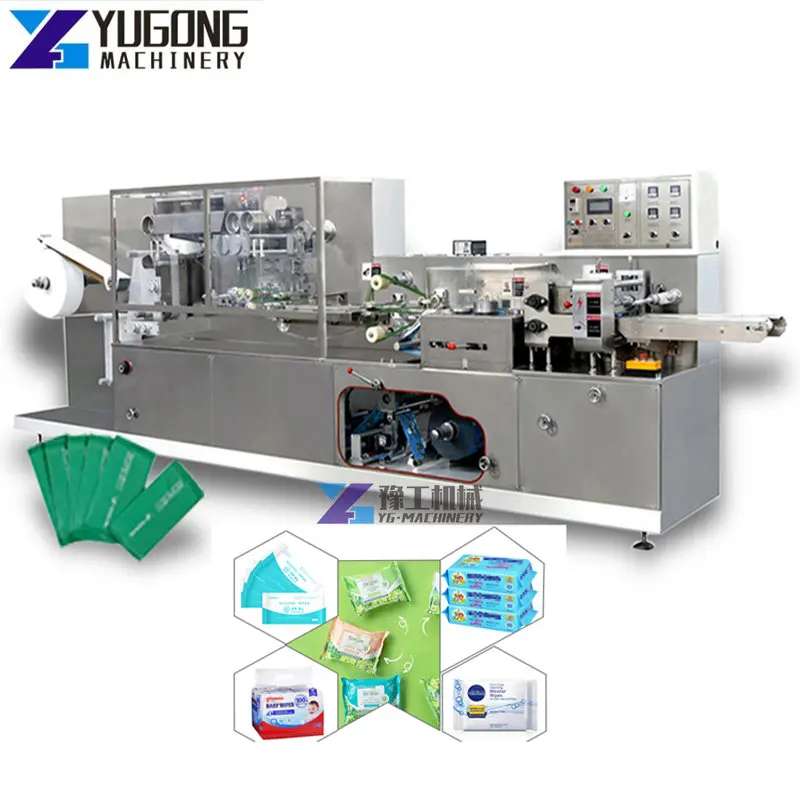 Wet Wipes Facial Tissue Machine Wet Tissue Making Machine Fully Automatic/Semi-Automatic Facial Tissue  Wipes Production Line