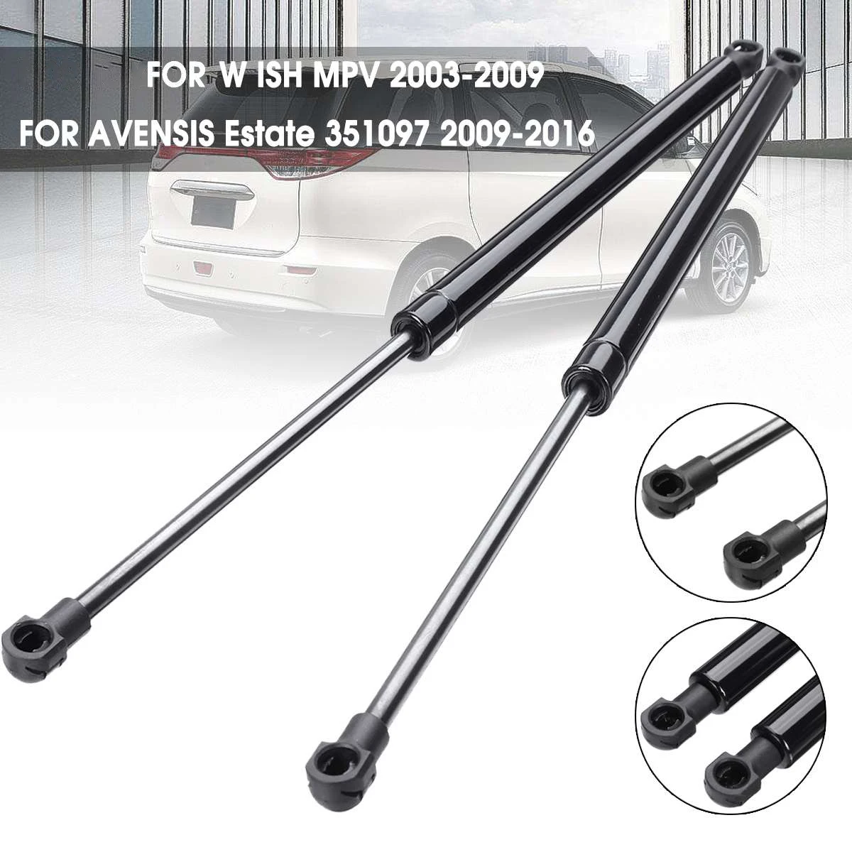 

2Pcs Car Rear Trunk Lift Supports Gas Struts Shocks for TOYOTA WISH MPV AVENSIS Estate 2003-2016 351097 68950-05081