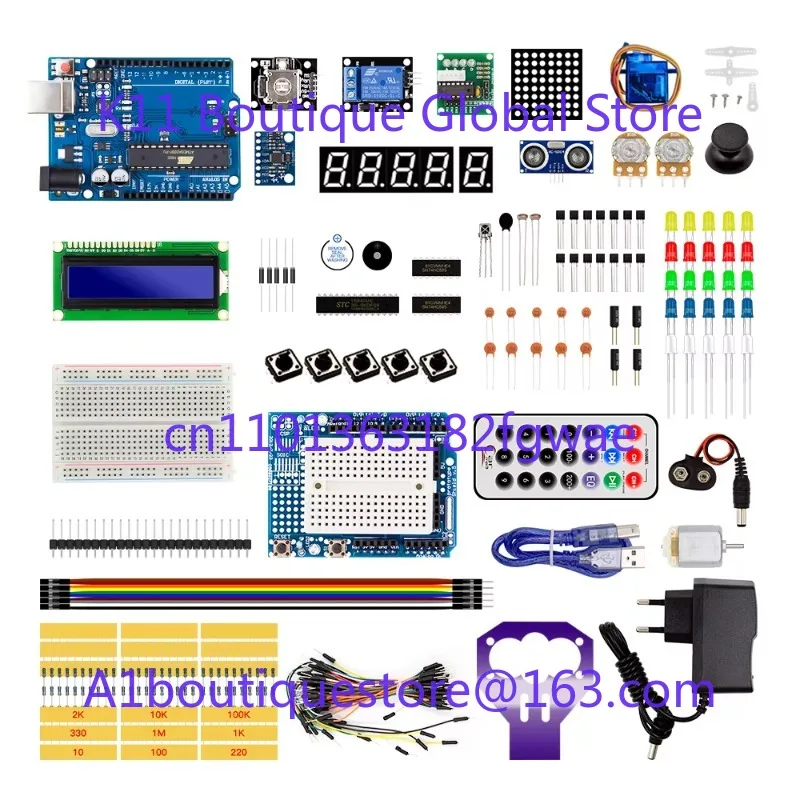 Picture 4: Robot Link Electronics apply to Arduino uno r3 Complete Robot Kit Learning Starter Kit