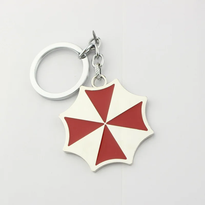 ใหม่พวงกุญแจร่มภาพยนตร์แอ็คชั่น Residents Evils llavero Thriller ภาพยนตร์ป้องกันร่ม Corporation Key CHAIN รถ