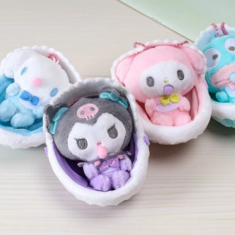 Sanrio Hello Kitty Cradle Pacifier Hello Kitty Hangyodon Mymelody Kuromi Cinnamoroll Pochacco Lovely Toy Cartoon Anime Gift Girl