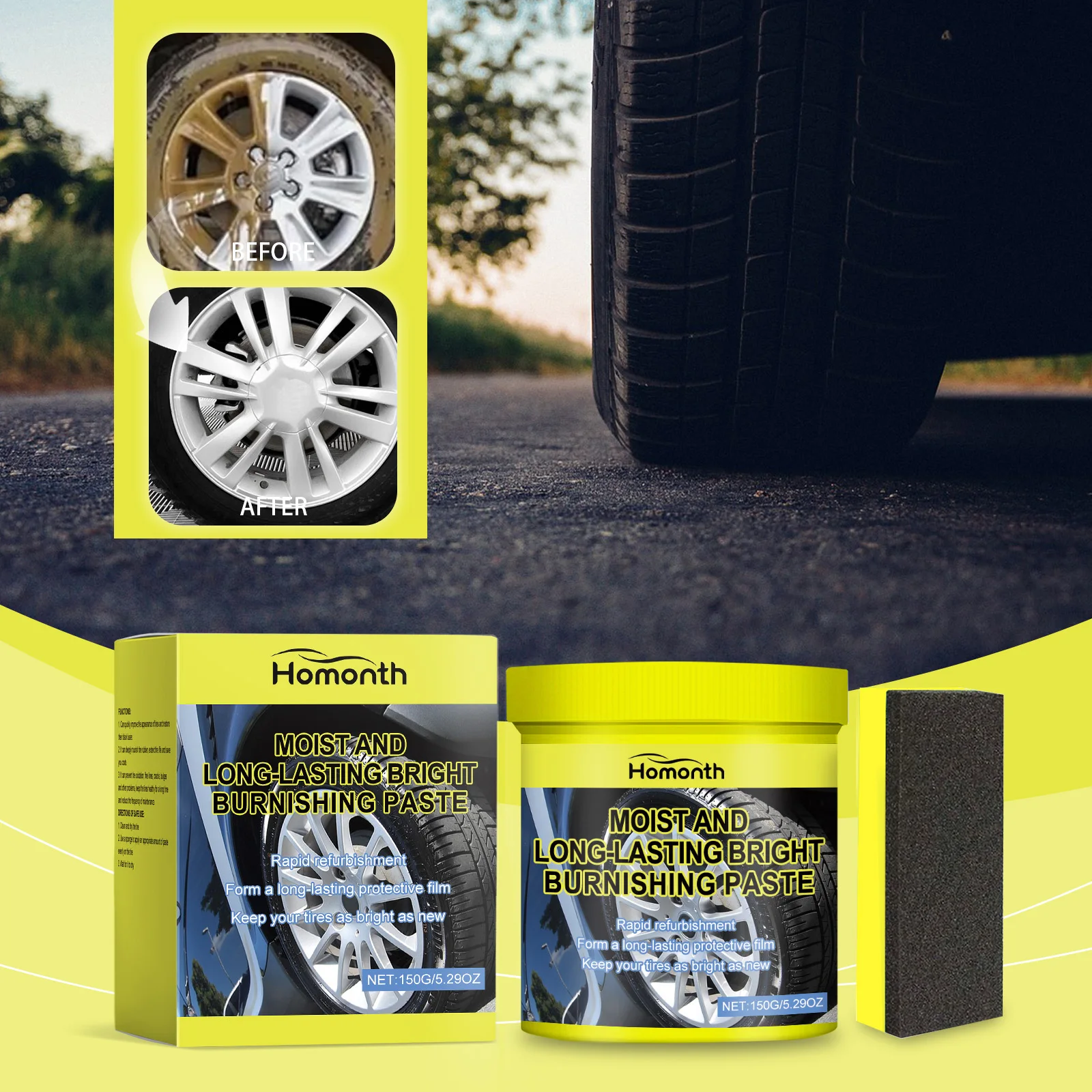 

Паста для покрытия шин. Очистка шин. Очистка шин. Осветляющая. Уход за автомобилем. Паста для восстановления протектора шин.