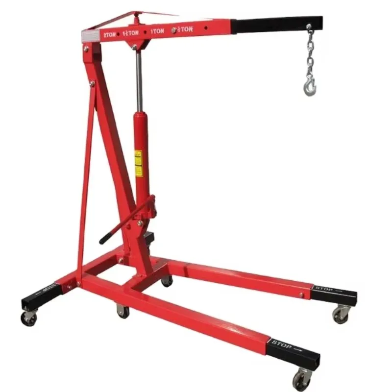 2T Fixing Hydraulic Shop Crane Engine Crane 80kg Garage Repair Tool