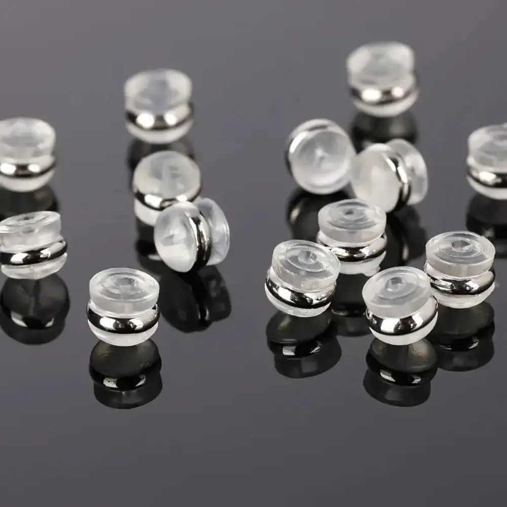 5/15/30/60Pcs Earring Pin Backs Silicone Earring Backs For Studs/Droopy Ears Locking Secure Backs Lifter For Heavy  Replacement