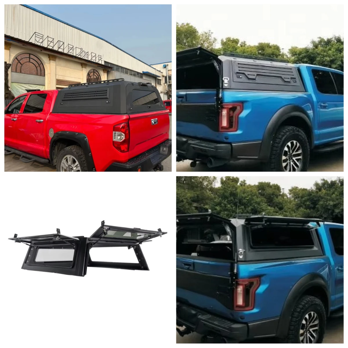 

Rust Resistant Pickup Hardtop Canopy Topper Truck Bed Tonneau Cover Waterproof Camper Shell for Tundra 6.5ft 2007 2021