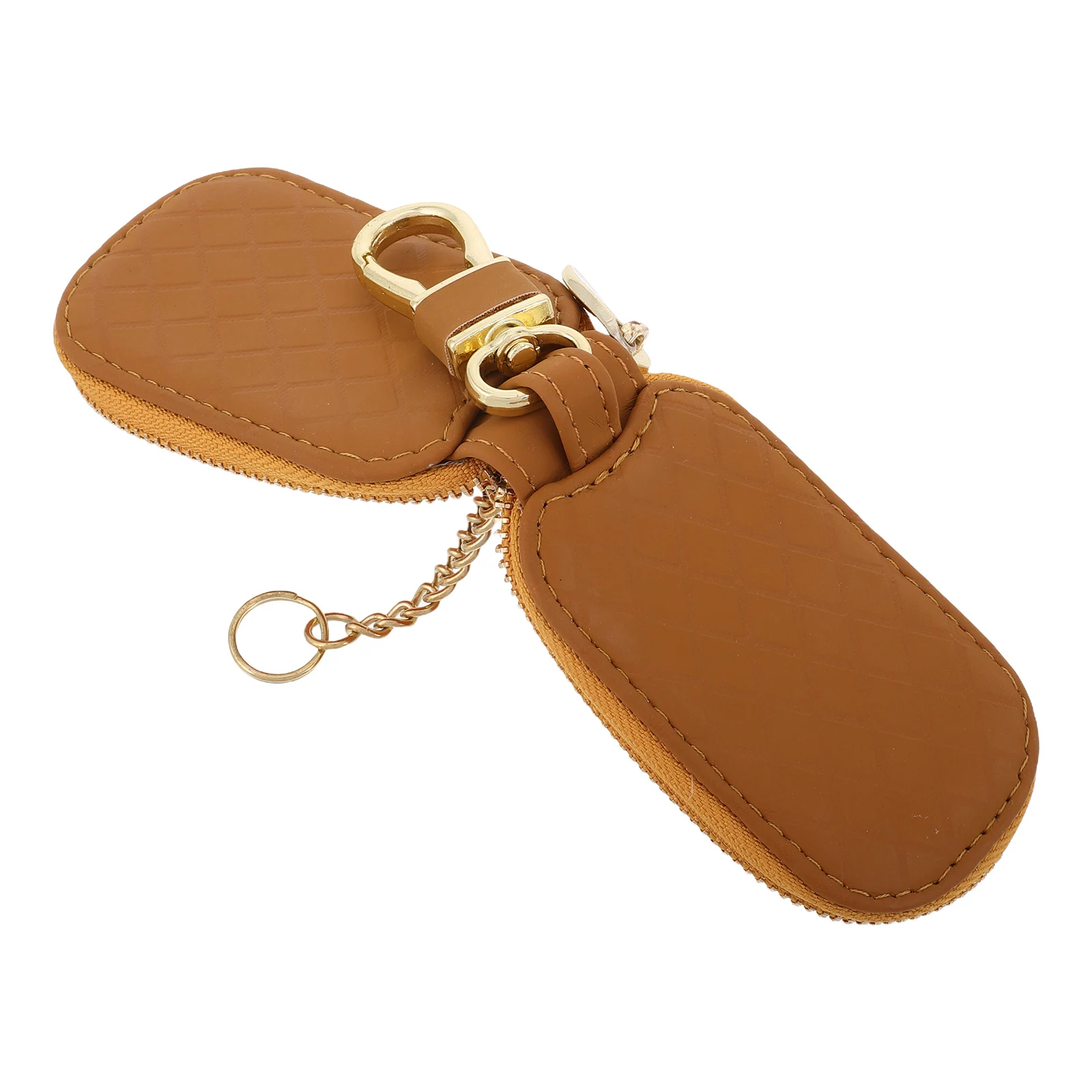 

Universal Holder Pouch Sturdy Fake Fob Protector Durable Wear-Resistant Secure Organizer Compact Case For Keys Fob