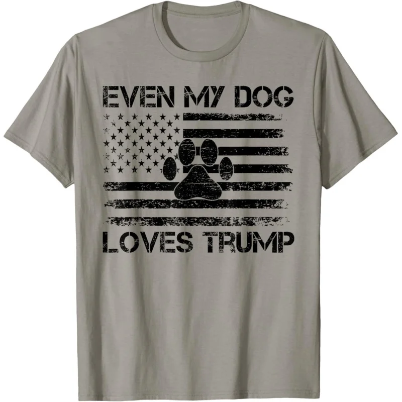 

Trump supports even my dog in the US flag election with T-shirts and tops