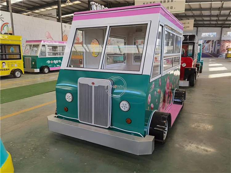 OEM Snelle mobiele elektrische voedselkar Hotdog-automaat IJs Koffie Bestelwagen Concessie Straatauto Thailand